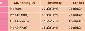 Các Cấp Độ Thi Tiếng Anh Tiểu Học