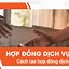 Mẫu Hợp Đồng Thuê Dịch Vụ Làm Kế Toán Trưởng