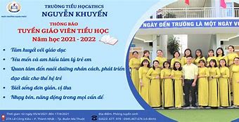 Tuyển Dụng Giáo Viên Tiểu Học